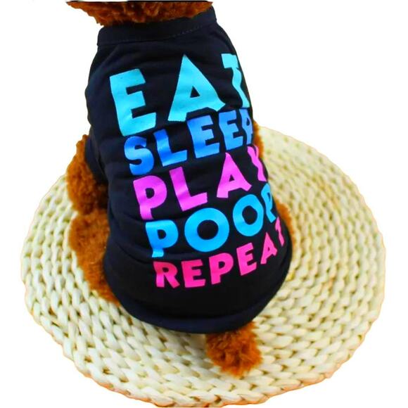 Tea Cup dog shirt Cute small dog clothes XS, Small, Large, X-large Sz Chart - Picture 5 of 7